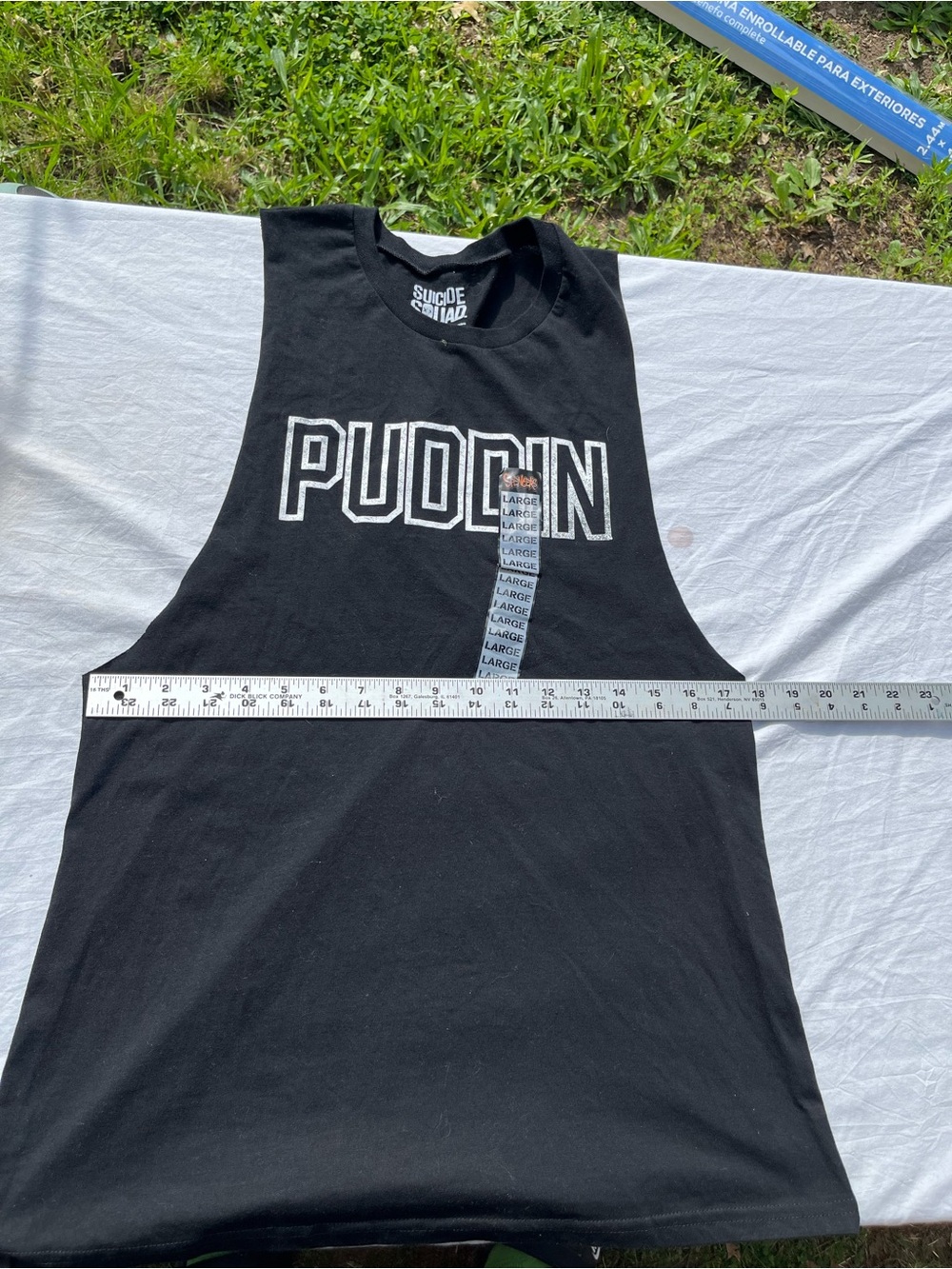Suicide Squad "PUDDIN" Black Graphic Tank size large ( unisex )